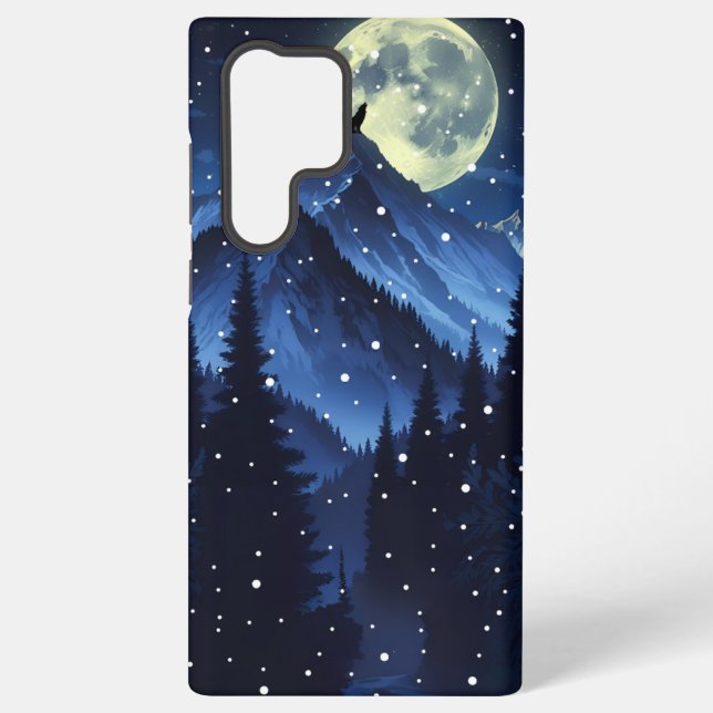Moonlit Forest Phone Case (Back)