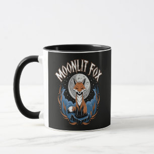 Moonlit Fox Celestial Night Mug