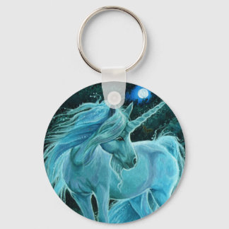 Moonlit Glade ~ Unicorn Keyring
