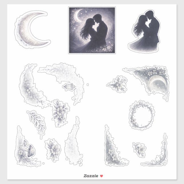 Moonlit Grove Celestial Woodland Wedding (Sheet)