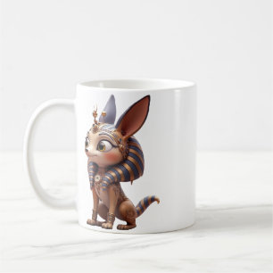 Moonlit Guardian of the Ancient Sands. Coffee Mug