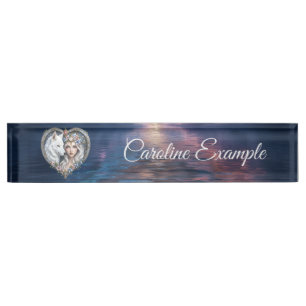 Moonlit Guardian of the Eternal Heart Nameplate