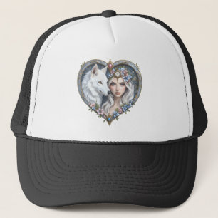 Moonlit Guardian of the Eternal Heart. Trucker Hat