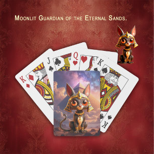 Moonlit Guardian of the Eternal Sands. Playing Cards