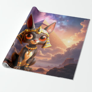 Moonlit Guardian of the Eternal Sands.  Wrapping Paper