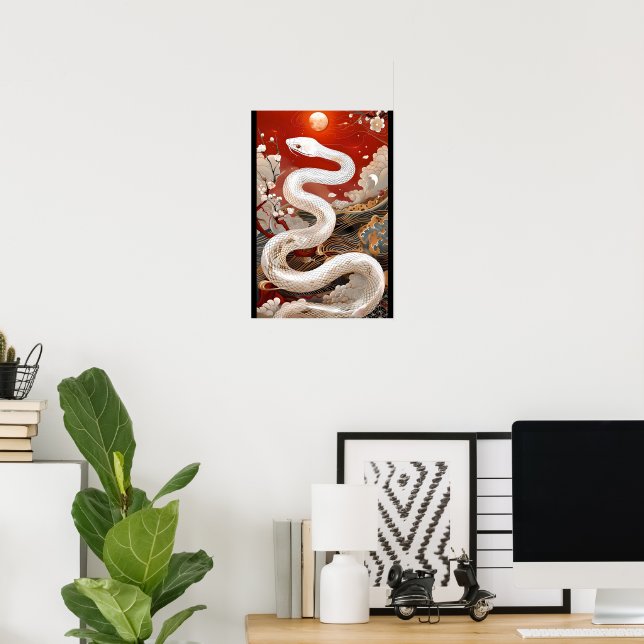 Moonlit Guardian Snake / Moonlit Guardian Snake Poster (Home Office)
