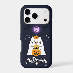 Moonlit Halloween Cat – Spooky & Sweet Night