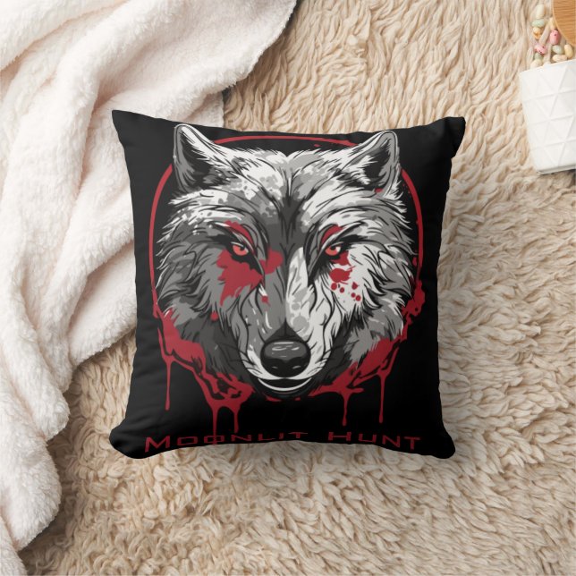 Moonlit Hunt Cushion (Blanket)