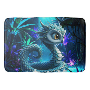 Moonlit Jungle Guardian – Enchanted Owl Bath Mat