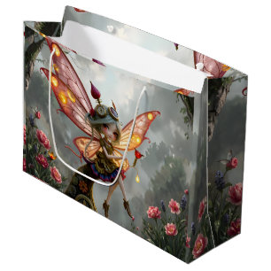 Moonlit Keeper of Clockwork Light. Large Gift Bag