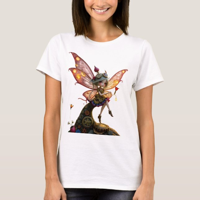 Moonlit Keeper of Clockwork Light. T-Shirt (Front)