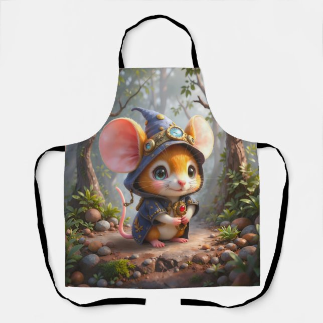 Moonlit Keeper of Tiny Wonders.  Apron (Front)