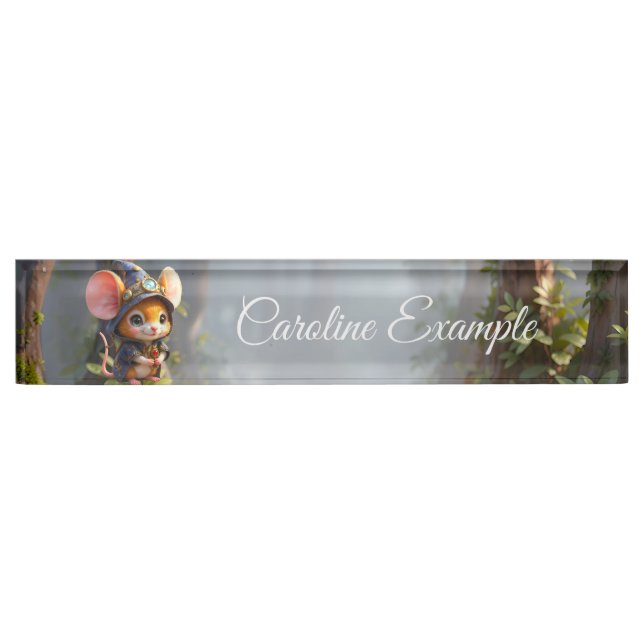 Moonlit Keeper of Tiny Wonders. Nameplate (Front)
