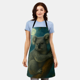 Moonlit Koala Perch Apron