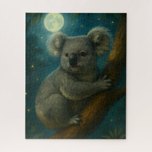 Moonlit Koala Perch Jigsaw Puzzle