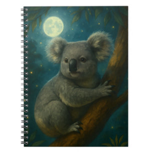 Moonlit Koala Perch Notebook