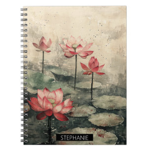 Moonlit Lotus Lake (6) Notebook