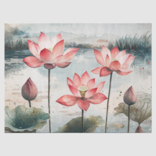 Moonlit Lotus Lake (7) Tissue Paper