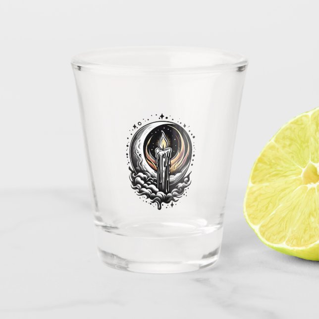 Moonlit Magic Shot Glass (Front)