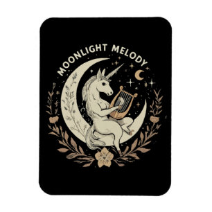Moonlit Melody Magnet