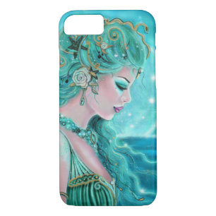 Moonlit Mermaid  By Renee Lavoie iPhone 8/7 Case