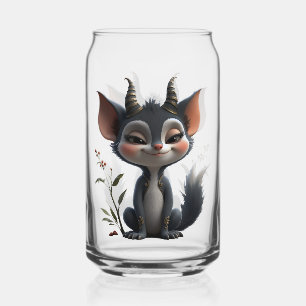 Moonlit Mischief Forest Spirit of Crimson Bloom. Can Glass