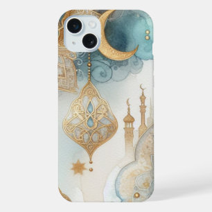 Moonlit Mosque Serenity for Ramadan iPhone 15 Plus Case