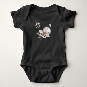 Moonlit Moth Graphic Baby Bodysuit