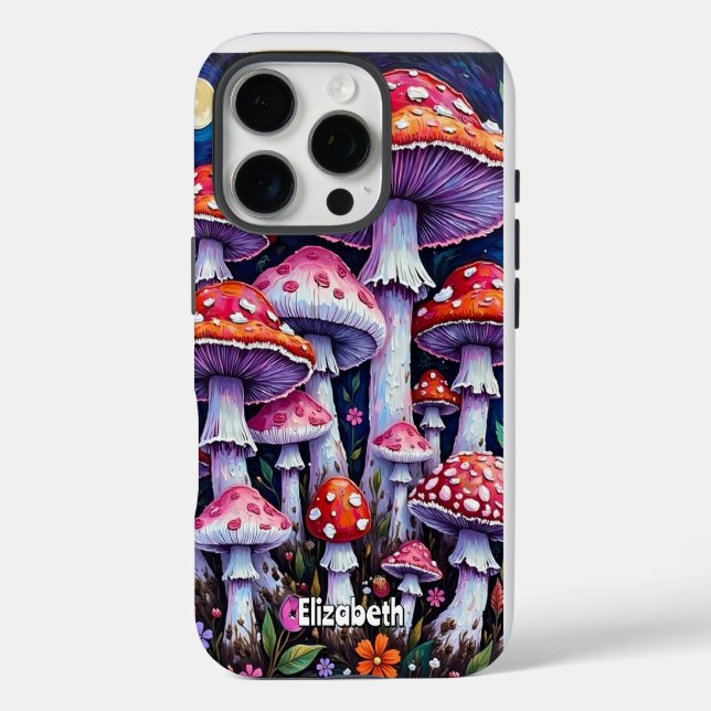 Moonlit Mushroom Patch Case-Mate iPhone Case (Back)