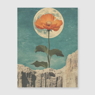 Moonlit Orange Bloom - Vintage Boho Charm