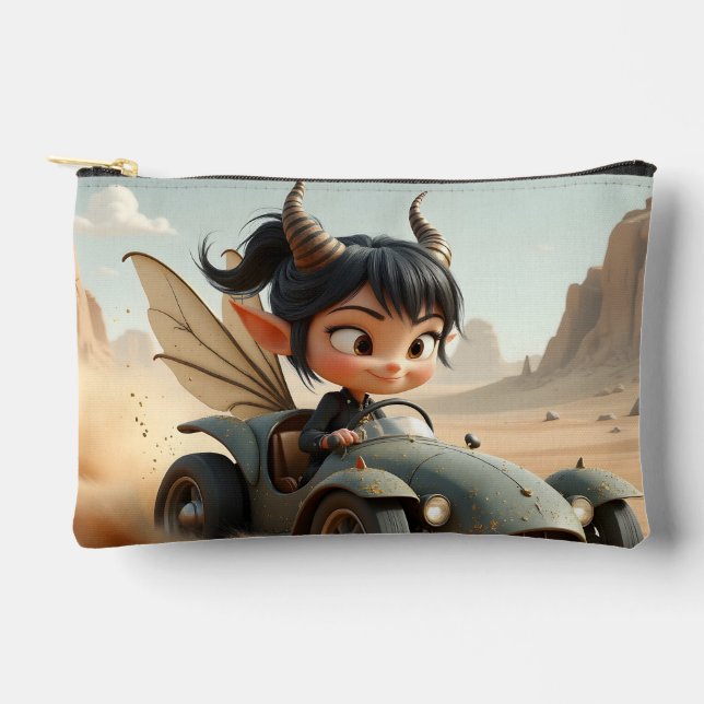 Moonlit Pixie of the Wandering Dunes.  Accessory Pouch (Front)