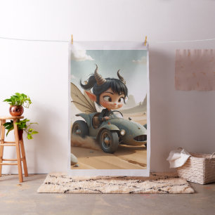 Moonlit Pixie of the Wandering Dunes. Fabric