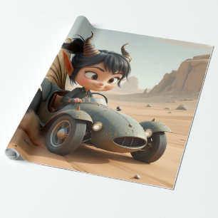 Moonlit Pixie of the Wandering Dunes.  Wrapping Paper