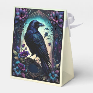 Moonlit Raven   Gothic Floral Wedding Suite.  Favour Box