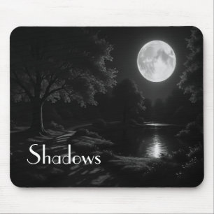 Moonlit Ripples in the Grove Mousepad
