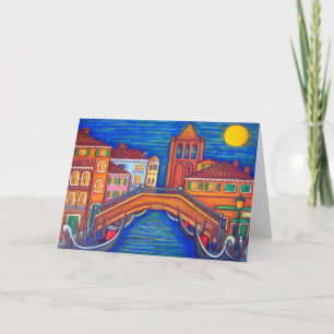 Moonlit San Barnaba Greeting Card