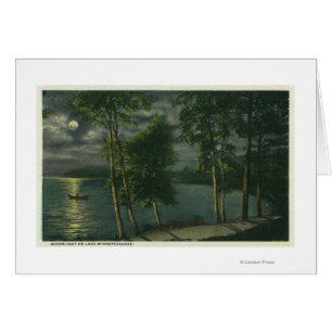 Moonlit Scene on the Lake