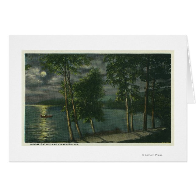 Moonlit Scene on the Lake (Front Horizontal)