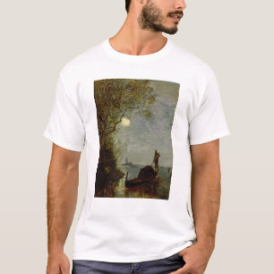 Moonlit Scene with Gondola T-Shirt