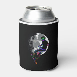 Moonlit Scooter Champ - Scooter Boy Artwork Can Cooler