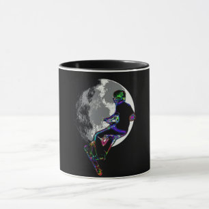 Moonlit Scooter Champ - Scooter Boy Artwork Mug