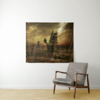 Moonlit Sea Voyage Maritime Art