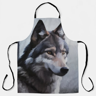 Moonlit Sentinel Apron
