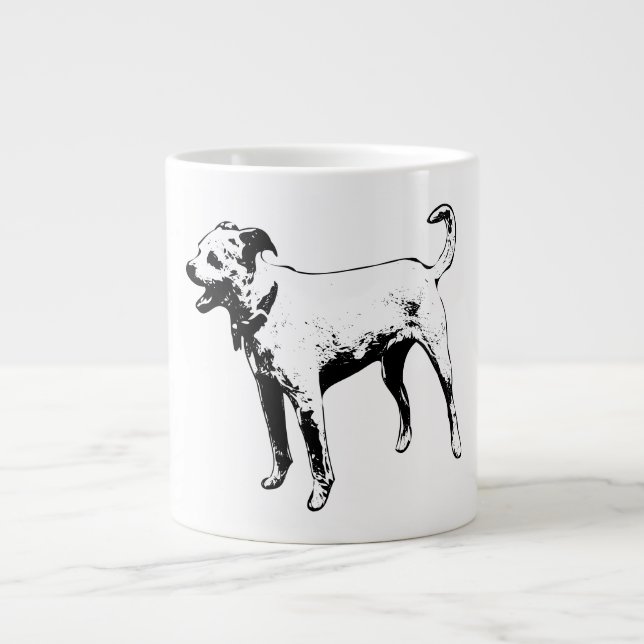 Moonlit Sentinel Large Coffee Mug (Front)