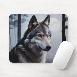 Moonlit Sentinel Mouse Pad