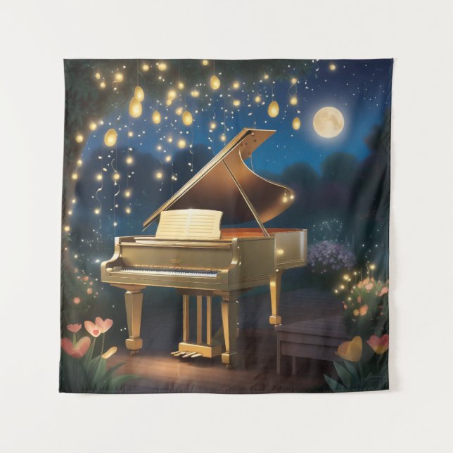 Moonlit Serenade #2 Tapestry (Front)