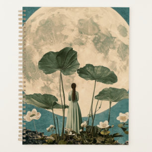 Moonlit Serenity – Vintage Lotus Scene Planner