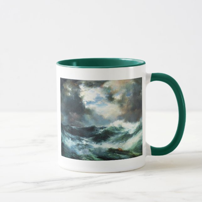 Moonlit Shipwreck at Sea Mug (Right)