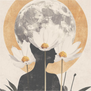 Moonlit Silhouette - Boho Vintage Elegance