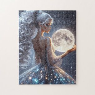 Moonlit Siren Jigsaw Puzzle